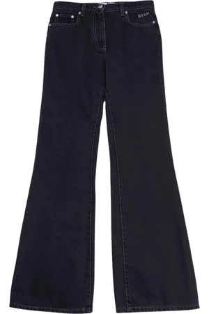 Msgm Jeans, Dame, Sort, M, Denim, High Waist Flared Jeans