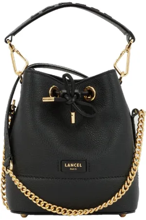 LANCEL Taske, Dame, Sort, ONE SIZE, Læder, Sort Læder Bucket Taske