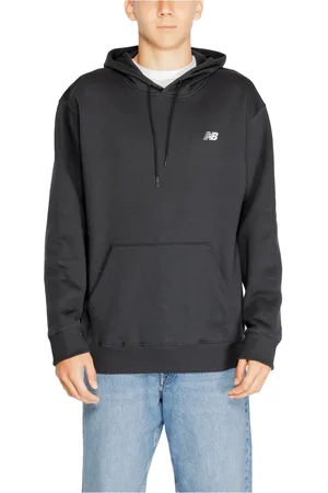 New Balance Sweathshirts & Hoodies, Herre, Sort, XL, Bomuld, Sport Essentials Fleece Hættetrøje