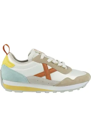 Munich Sko, Dame, Flerfarvet, 39 EU, Læder, Sporty Multi-Color Læder Dame Sneakers