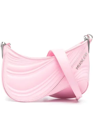 MUGLER Taske, Dame, Lyserød, ONE SIZE, Uld, Small Spiral Curve 01 Crossbody Taske