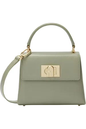Furla Taske, Dame, Grøn, ONE SIZE, Læder, Mini Top Handle i Agave Læder