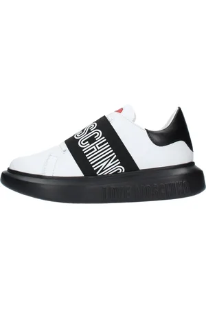 Moschino Sko, Dame, Hvid, 36 EU, Læder, Sneakers Hvid