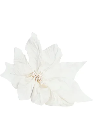 Nina Ricci Tilbehør, Dame, Hvid, ONE SIZE, Pavot Blomster Broche