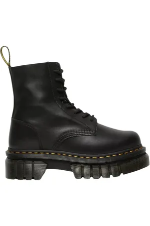 Dr. Martens Sko, Herre, Sort, 45 EU, Læder, Rikard 3-Eye Snørestøvler