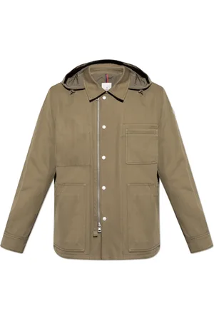 Moncler Jakke, Herre, Grøn, M, Bomuld, Jakke Guerledan