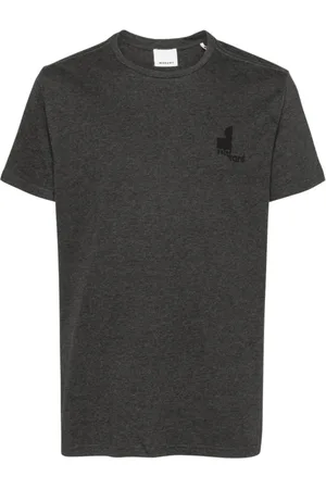 Isabel Marant Top, Herre, Grå, S, Antracit kortærmet Tee-Shirt