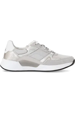 Gabor Sko, Dame, Grå, 37 EU, Læder, Rullende Sneaker - Grå