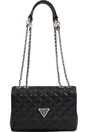 Guess Taske, Dame, Sort, ONE SIZE, Uld, Convertible Flap Bag