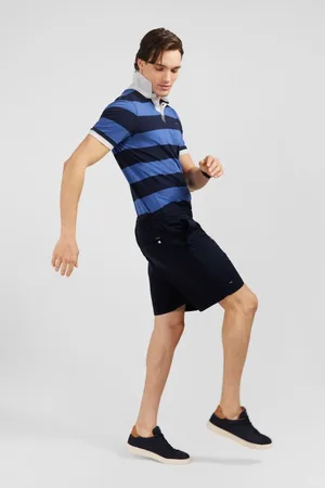 Eden Park Shorts, Herre, Blå, XL, Bomuld, Bermuda