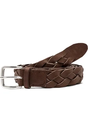 Gianni chiarini Tilbehør, Herre, Brun, S, Læder, Læderbælte i Brun