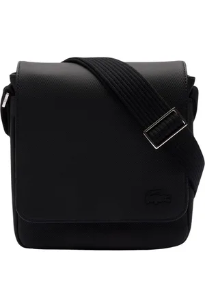 Lacoste Taske, Herre, Sort, ONE SIZE, Uld, Klassisk Flap Skuldertaske