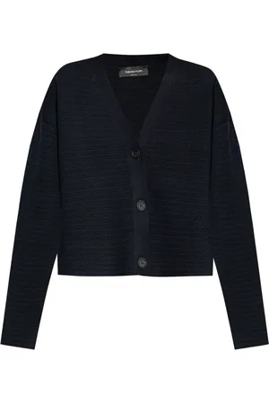 Fabiana Filippi Strik, Dame, Blå, S, Uld, Navy Blå Jakke