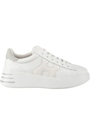 Hogan Sko, Dame, Hvid, 35 1/2 EU, Afslappede Sneakers til Mænd og Kvinder