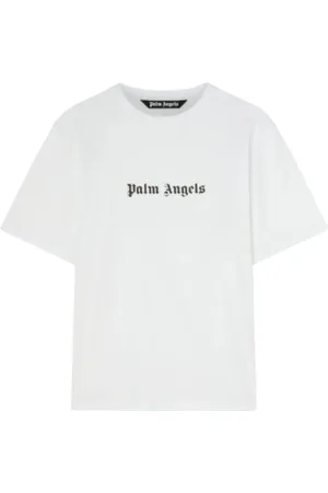 Palm Angels Top, Herre, Hvid, XL, Bomuld, Klassiske hvide T-shirts og poloer