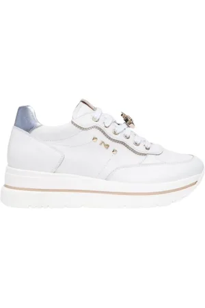 Nero Giardini Sko, Dame, Hvid, 40 EU, Uld, Stilfulde Sneakers til Mænd og Kvinder