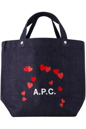 A.P.C. Taske, Dame, Blå, ONE SIZE, Bomuld, Thais Mini Blondie Shopper Taske