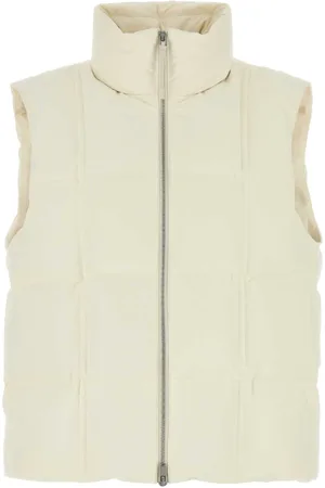 Jil Sander Jakke, Dame, , XS, Polyester, Ivory Ærmeløs Dunjakke