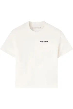 Palm Angels Top, Dame, , XS, Bomuld, Classic Logo Fitted Tee