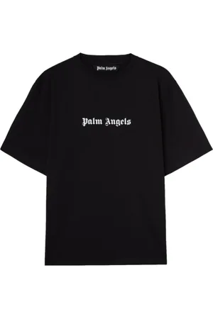 Palm Angels Top, Herre, Sort, XL, Bomuld, T-shirt med unikt design