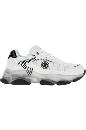 Roberto Cavalli Sko, Dame, Hvid, 35 EU, Hvide Logo Sneakers Kvindelig Italien