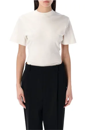 MUGLER Top, Dame, Hvid, S, Bomuld, Corset Open Back Bodysuit