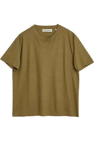 OUR LEGACY Top, Herre, Grøn, S, Bomuld, Grøn Bomulds Hover T-Shirt
