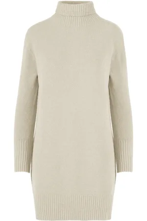 Bomboogie Kjole, Dame, , S, Uld, Seamless High Neck Short Dress