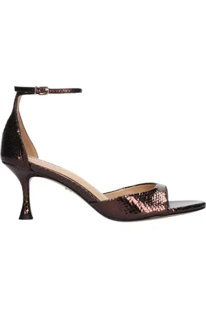 Lola Cruz Sko, Dame, Flerfarvet, 39 EU, Læder, Ankelrem Læder Sandaler Hammered Stil