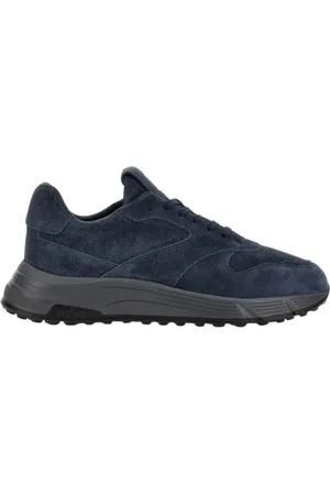 Hogan Sko, Herre, Blå, 41 1/2 EU, Læder, Hyperlight Sneakers