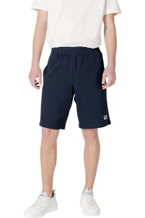 EA7 Shorts, Herre, Blå, XS, Bomuld, Herre Sports Bermuda Shorts