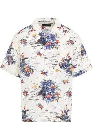 Prada Skjorte, Herre, Flerfarvet, M, Uld, Neutral Farve Skjorte Stilfuld Ss25