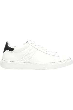 Hogan Sko, Herre, Hvid, 40 1/2 EU, Læder, H365 Low-Top Sneakers