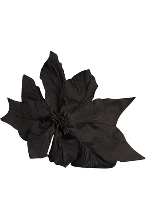 Nina Ricci Tilbehør, Dame, Sort, ONE SIZE, Pavot Blomster Broche
