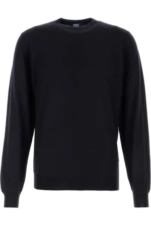 FEDELI Strik, Herre, Blå, 5XL, Uld, Uldsweater i Argyle-stil