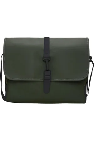 Rains Taske, unisex, Grøn, ONE SIZE, Uld, Grøn Vandtæt Flap Taske