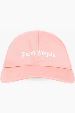 Palm Angels Tilbehør, unisex, Lyserød, M, Bomuld, Logo-broderet baseball cap