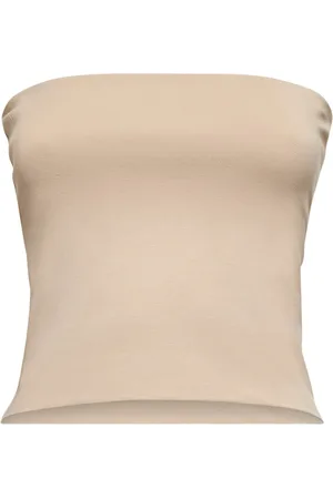 Brunello Cucinelli Top, Dame, , M, Bomuld, Strapless Top