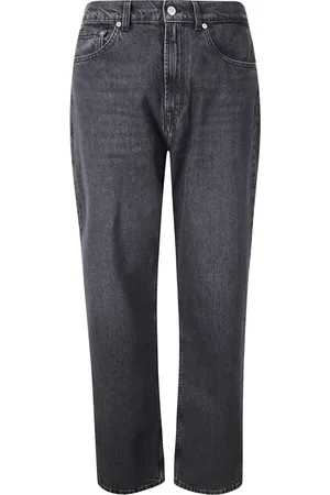 OUR LEGACY Jeans, Herre, Grå, W34, Bomuld, Straight Cotton Five-Pocket Jeans