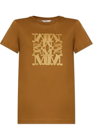 Max Mara Top, Dame, Grøn, XL, Bomuld, T-shirt Giovane