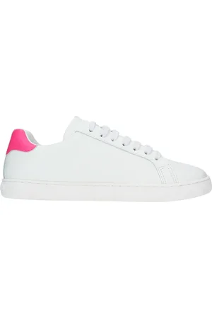 Palm Angels Sko, Dame, Hvid, 36 EU, Læder, Tennissko med broderet logo og lav top