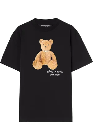 Palm Angels Top, Herre, Sort, S, Bomuld, Bear in Mind T-shirt