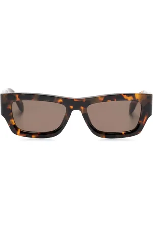 Palm Angels Tilbehør, unisex, Brun, 53 MM, Uld, Stilfulde solbriller