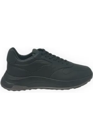Hogan Sko, Herre, Sort, 40 EU, Læder, Hyperlight Lace-Up Sneakers
