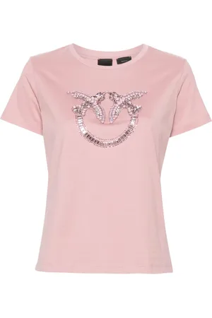 Pinko Top, Dame, Lyserød, M, Quentin T-Shirt
