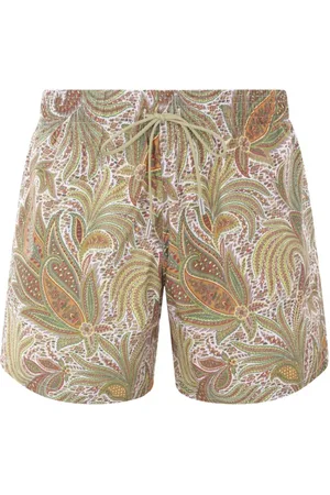 Etro Badetøj, Herre, Flerfarvet, XL, Nylon, Paisley Badedragt Sæt