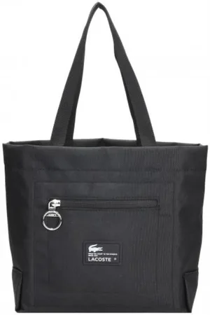 Lacoste Taske, Dame, Sort, ONE SIZE, Uld, Canvas Skuldertaske