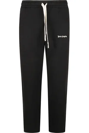 Palm Angels Bukser, Herre, Sort, L, Bomuld, Klassiske Logo Emb Sweatpants