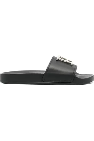 Dsquared2 Sko, Dame, Sort, 35 EU, Læder, Sort læder sandaler med rem