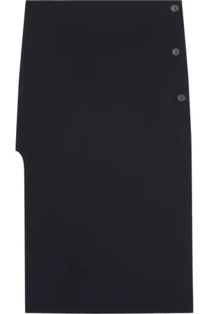 Courrèges Nederdel, Dame, Sort, 2XS, Uld, Uldblanding Midi Nederdel